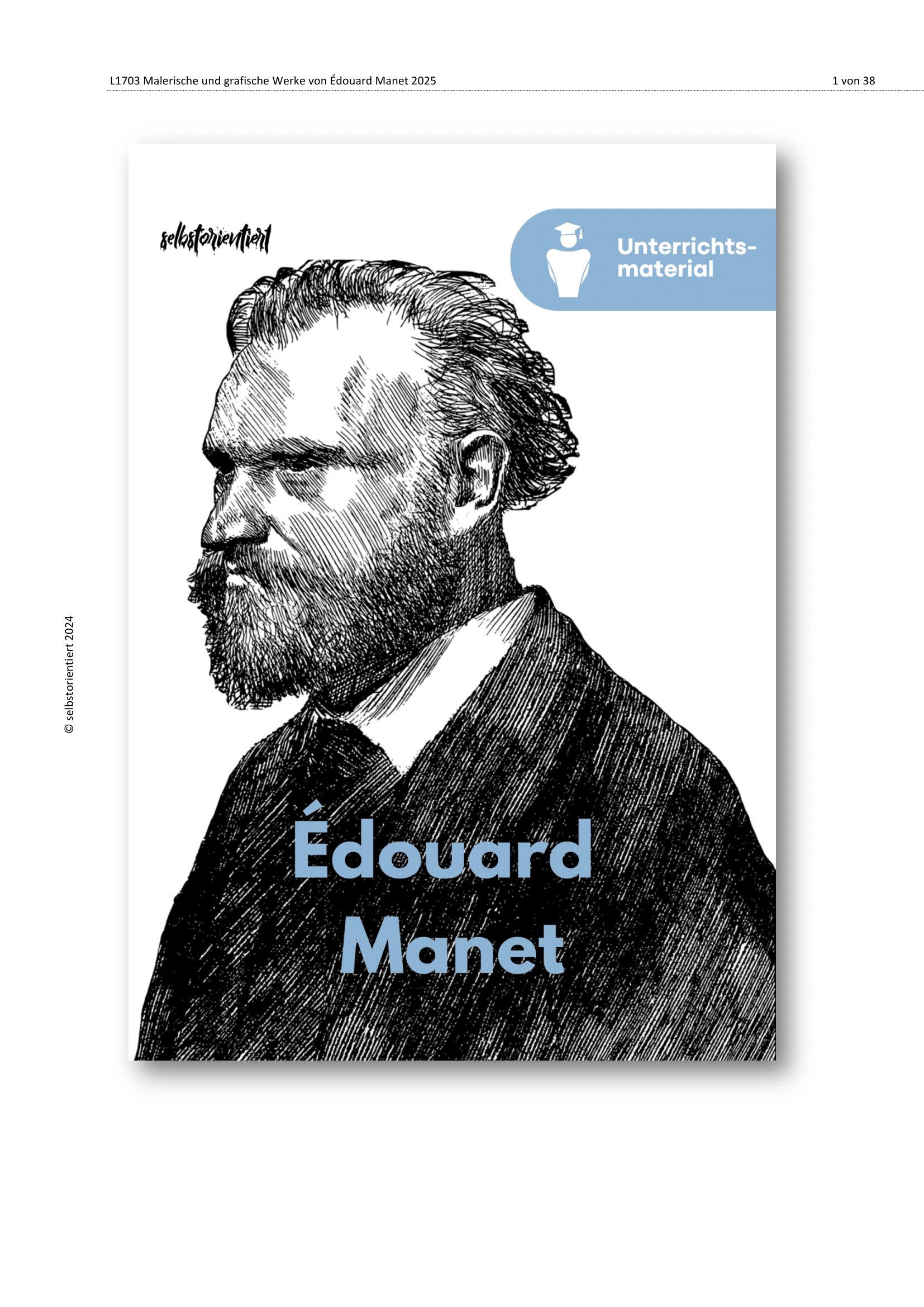 Titelbild: Édouard Manet: Künstlerische Wirklichkeit und Gesellschaftskritik