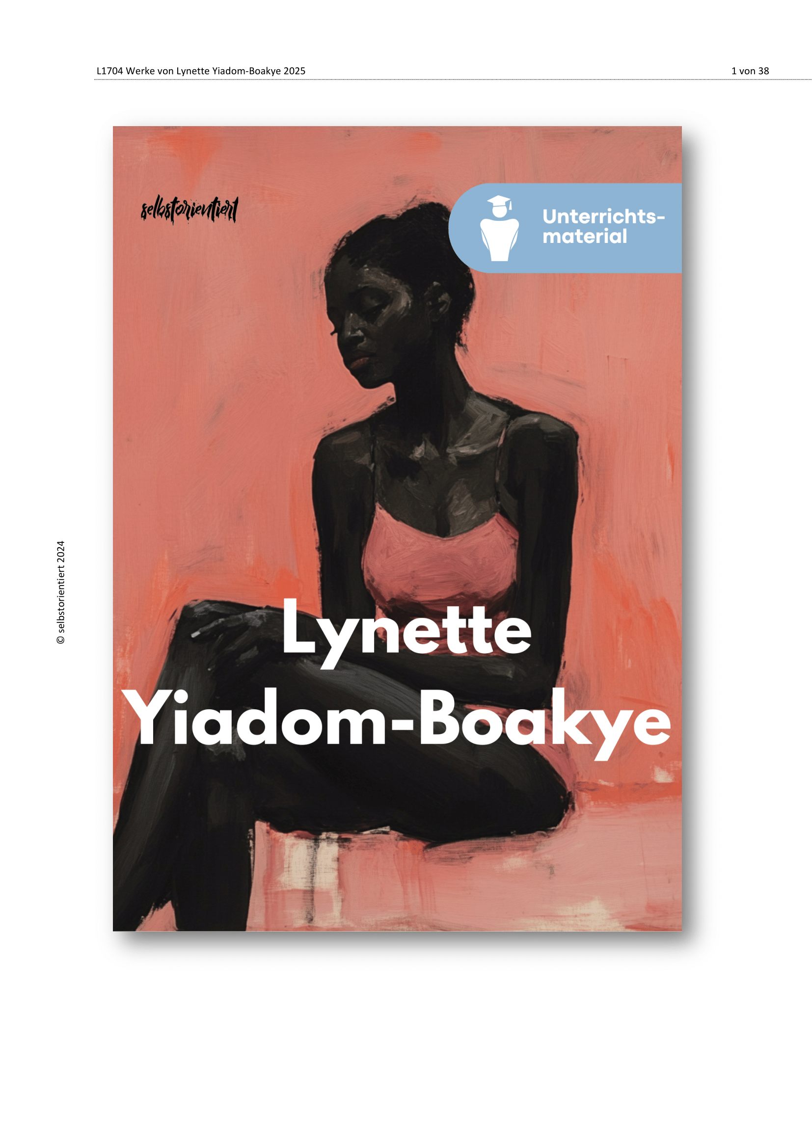 Titelbild: Unterrichtsmaterial zu Lynette Yiadom-Boakye