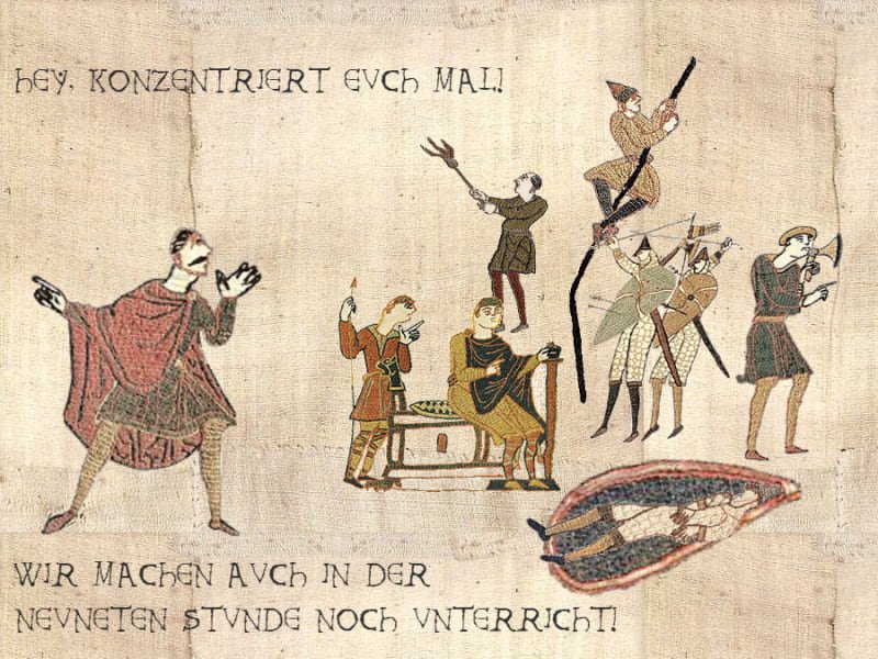 Mittelalter-Meme: Geschichtsunterricht in der 9. Stunde Mittelalter-Meme: Geschichtsunterricht in der 9. Stunde