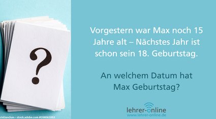 An welchem Datum hat Max Geburtstag?