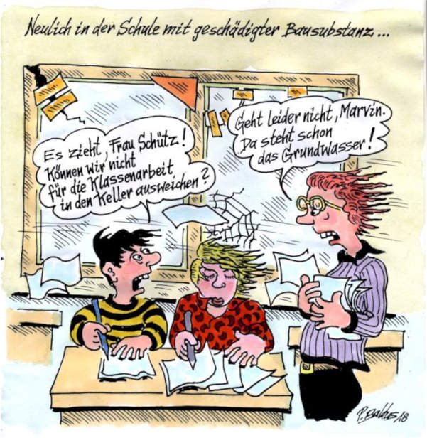 Cartoon der Woche: Bausubstanz | von Peter Baldus Cartoon der Woche: Bausubstanz | von Peter Baldus