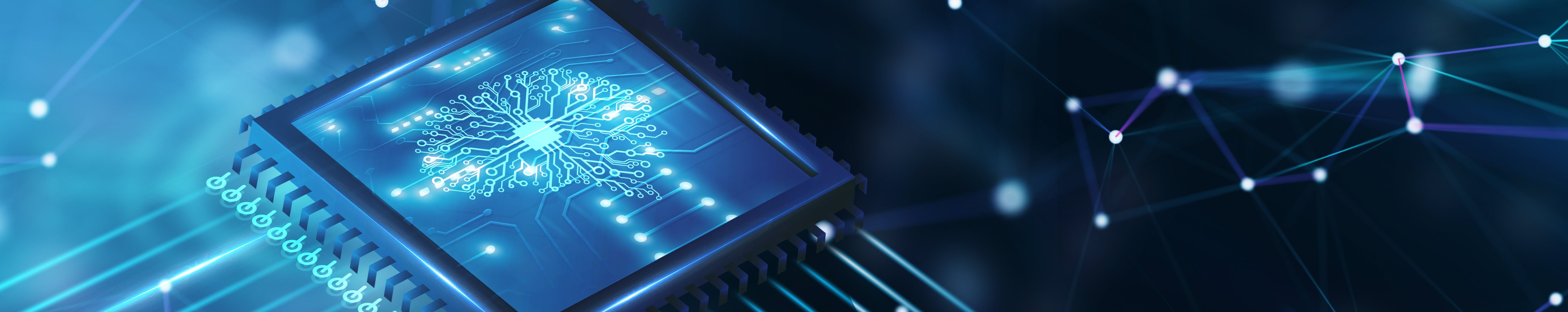 Nahaufnahme eines Microchips