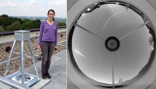 sophia_haude_meteorkamera.jpg Sophia Haude mit ihrer Meteorkamera
