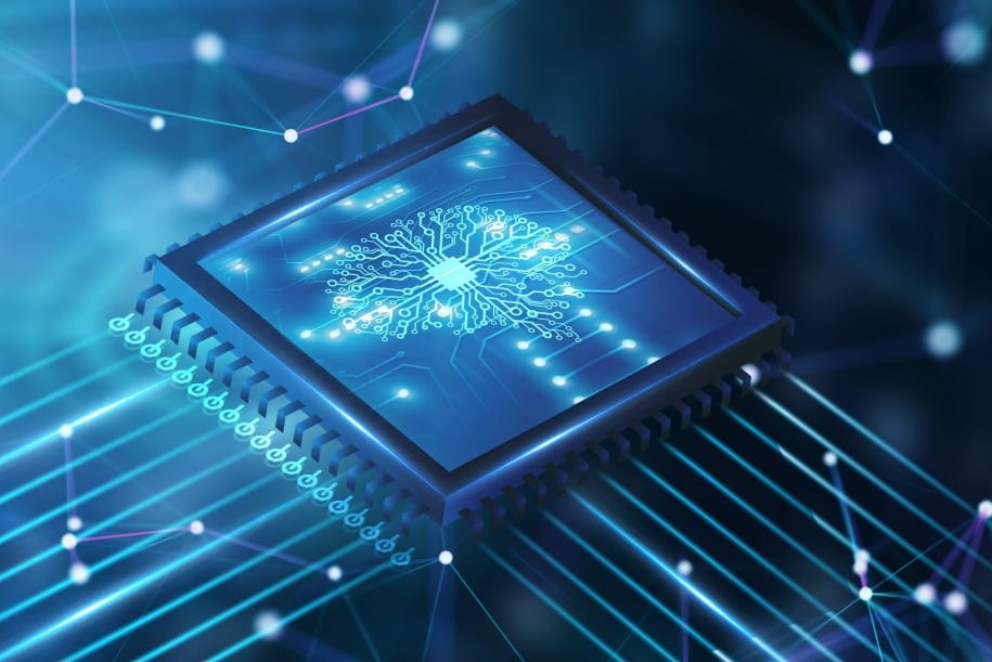 künstliche Intelligenz: Computerchip