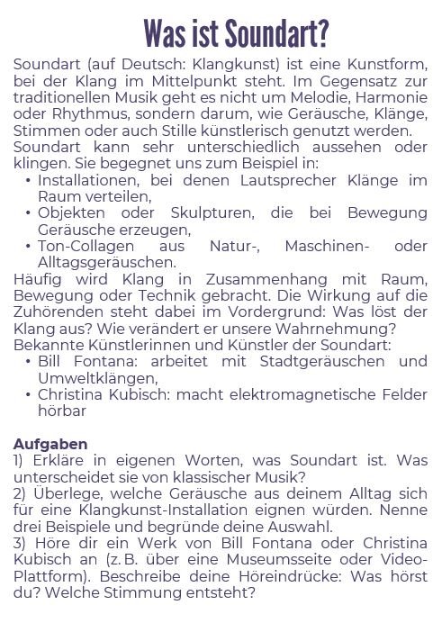 Thematischer Einstieg 