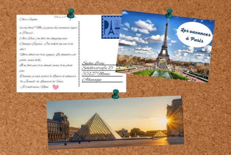 Une carte postale de Paris Une carte postale de Paris