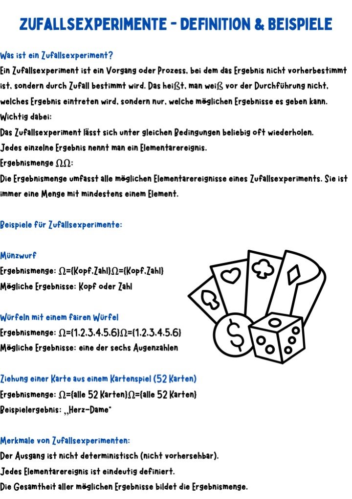 Zufallsberechnungen Unterrichtsmaterial Zufallsberechnungen Unterrichtsmaterial