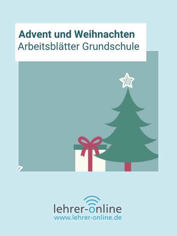 Titelbild: Advent und Weihnachten in der Grundschule: Arbeitsblätter und Unterrichtsideen