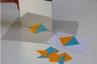 Foto von bunten Papierfliesen