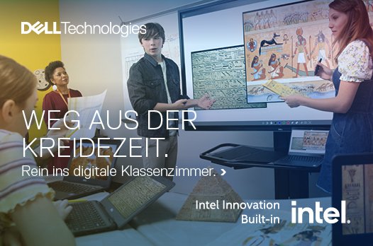 Weg aus der Kreidezeit Klassenzimmer intel dell