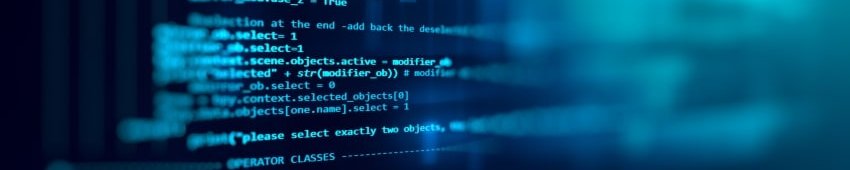 verschwommener Programmiercode