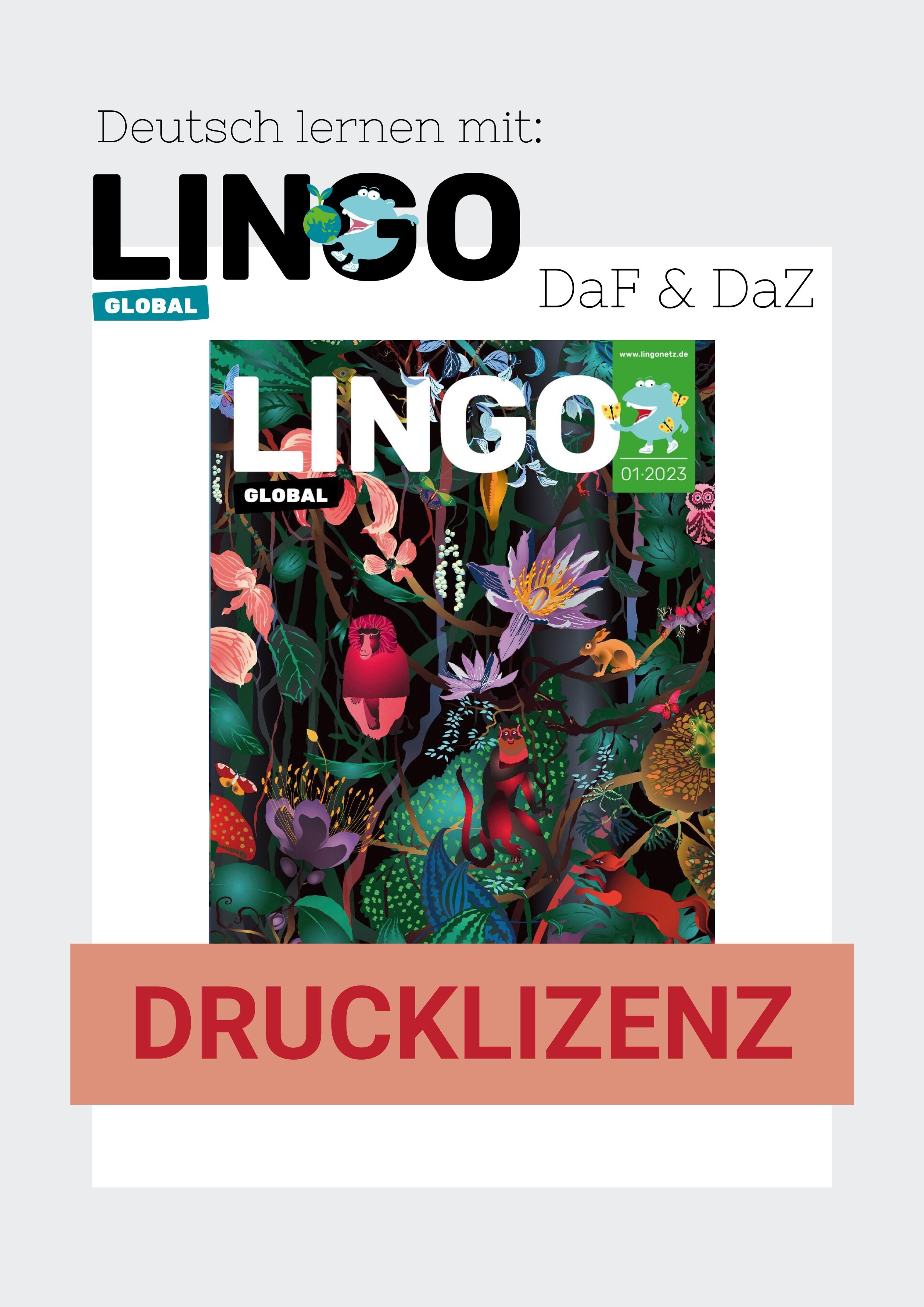 Titelbild: Lingo Global-Drucklizenz – Ausgabe 9: (Über-)Leben an Land