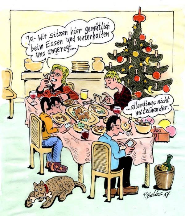 Cartoon der Woche: Heiligabend | von Peter Baldus Cartoon der Woche: Heiligabend | von Peter Baldus