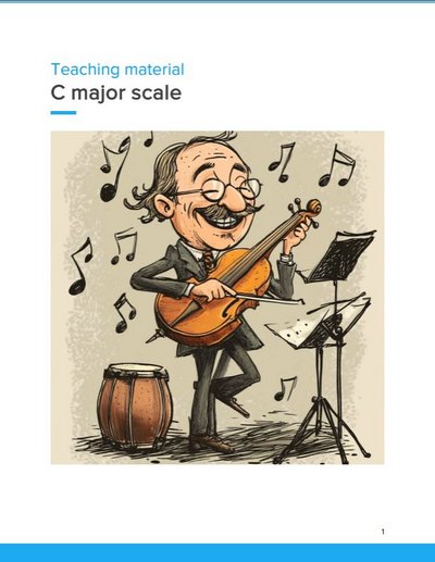 Titel: The C Major Scale