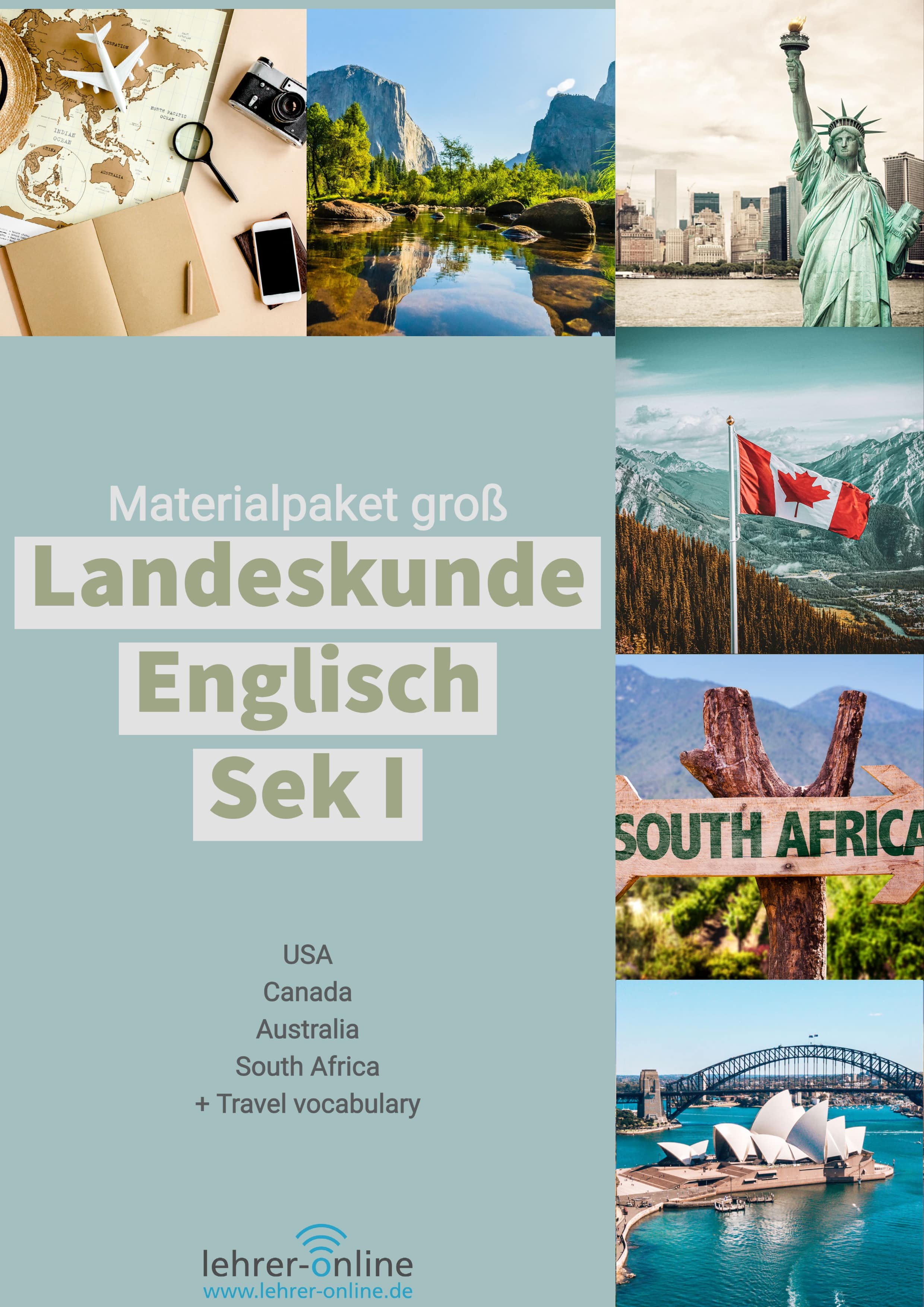 Materialpaket zur Landeskunde Englisch BIG Titelbild: Materialpaket zur Landeskunde Englisch BIG
