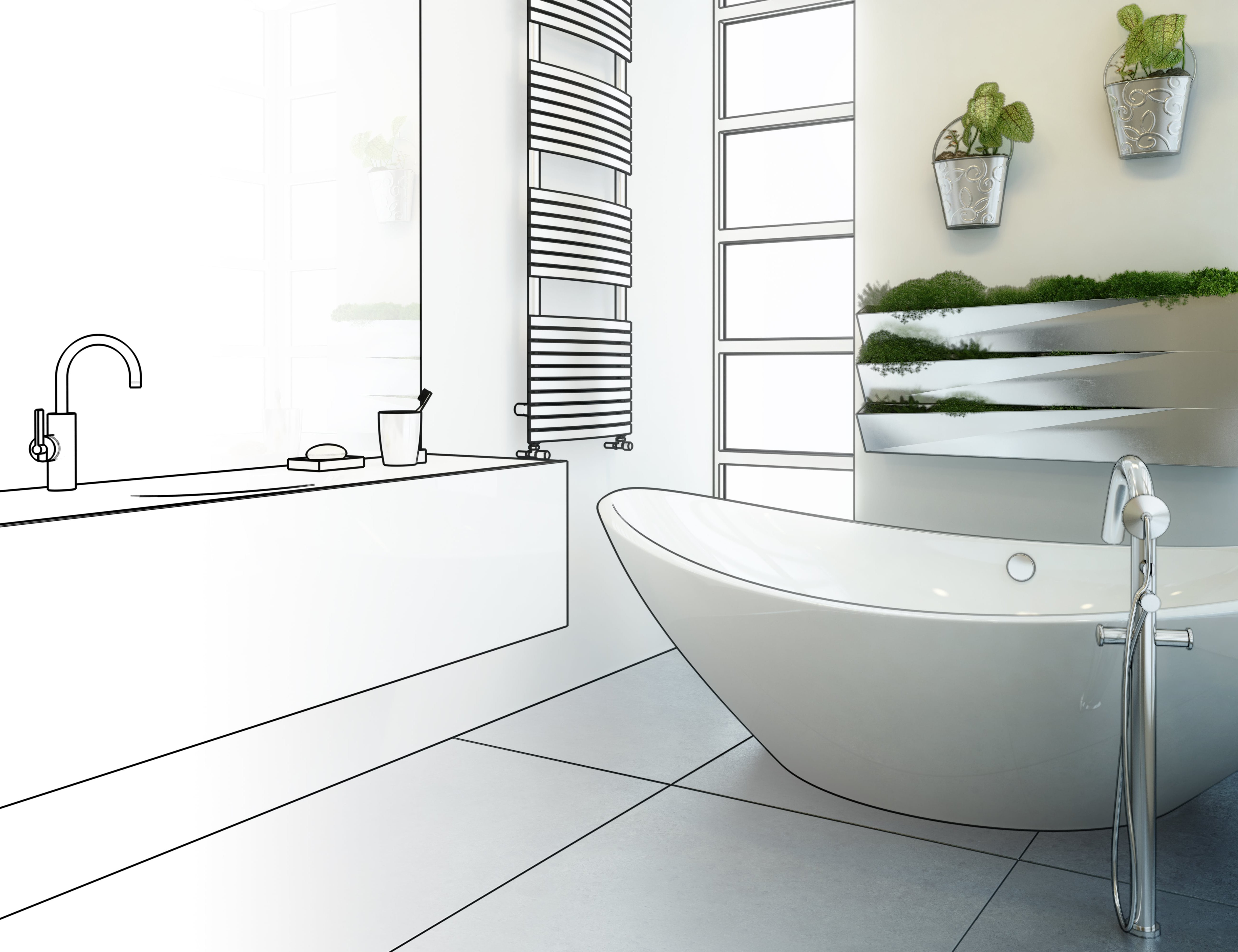 Badezimmer der Zukunft