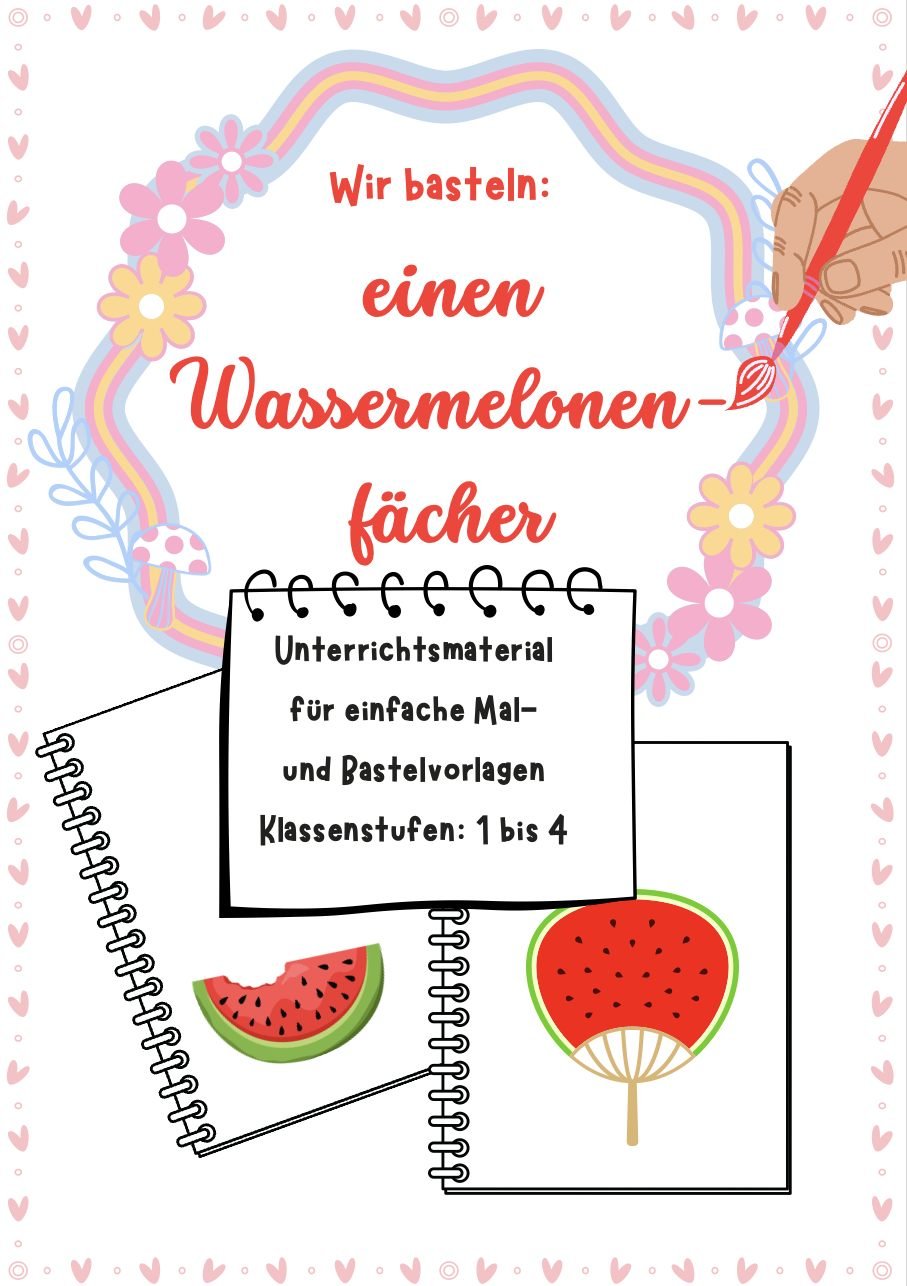 Titelbild: Wassermelonen-Fächer