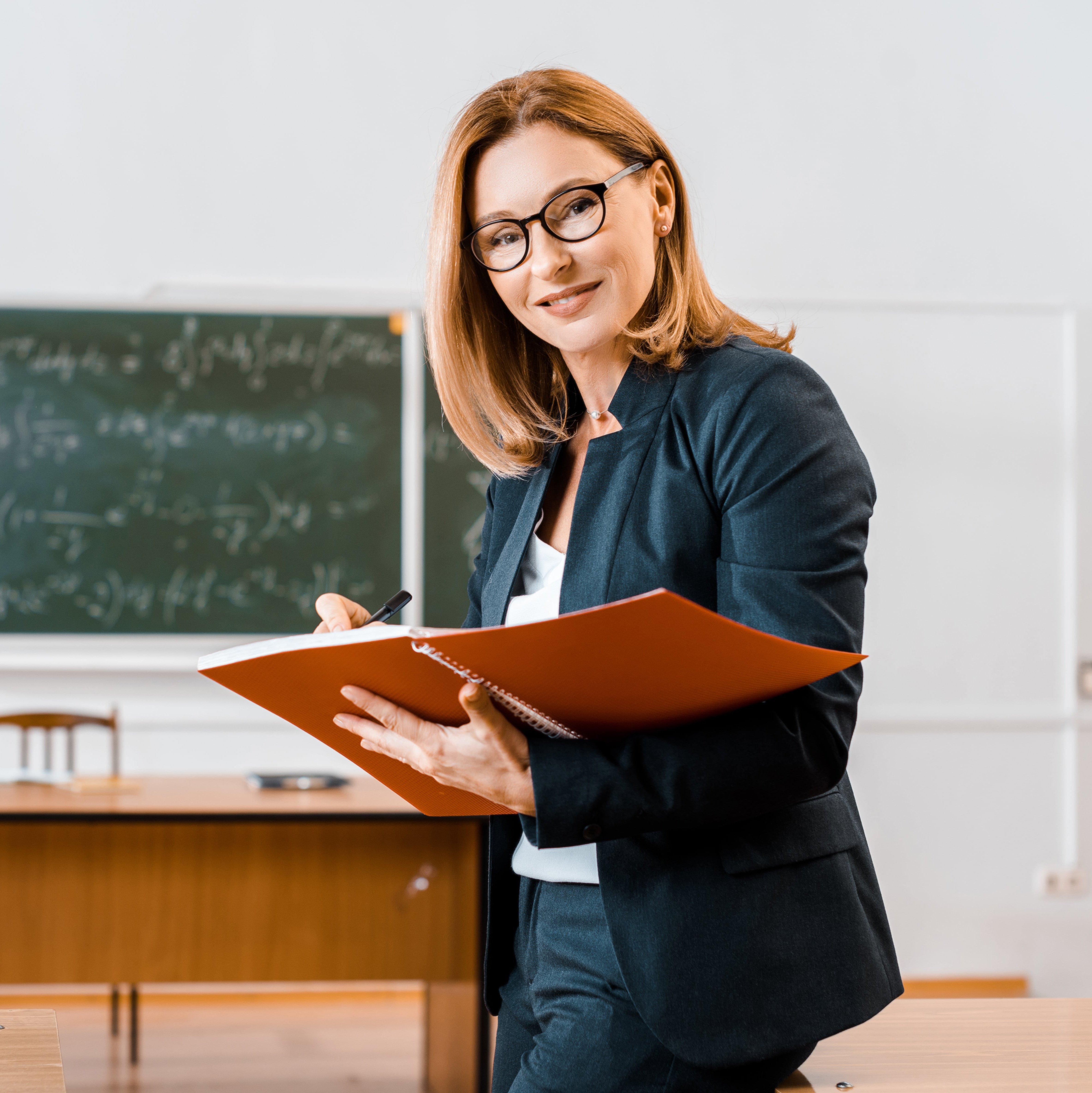 Lehrerin im Klassenzimmer