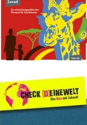 Unterrichtsmaterial für die Bildung für nachhaltige Entwicklung: Kinderhefte, Planspiel und Quiz Planspiel und Quiz Deckblatt