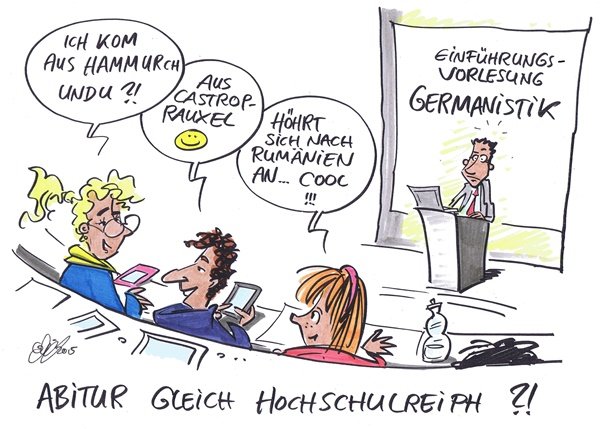 Abitur gleich Hochschulreife