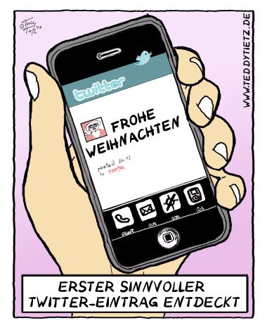 Weihnachtsgrüße via Twitter