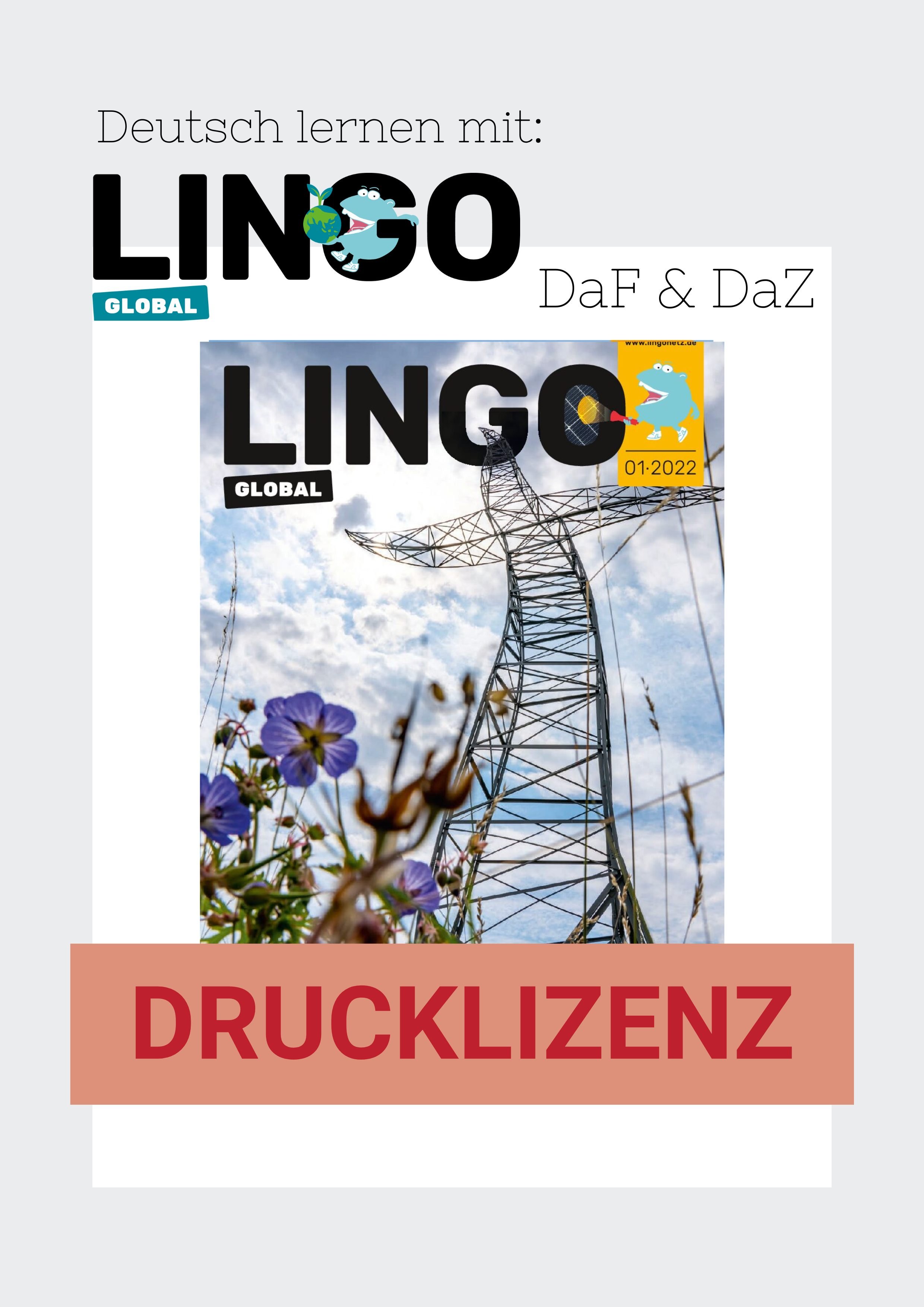 Titelbild: Lingo Global Drucklizenz Ausgabe 5: Grüne Energie