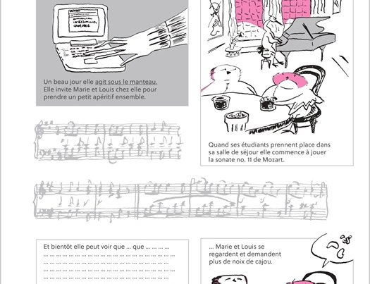 Ausschnitt aus einem französischen Comic von Christian Mariacher