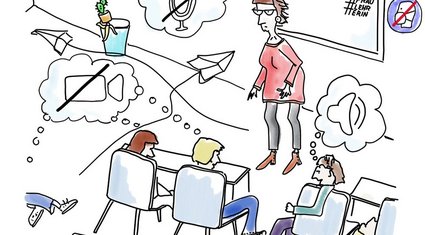 Cartoon der Woche: postcoronale Schule