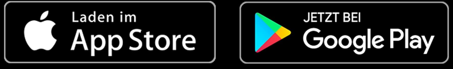 Appstore und Google Play