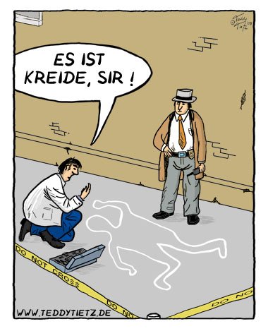 Ermittlungen am Tatort