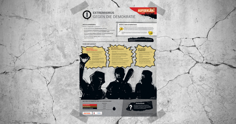 Extremismusprävention Plakat zu Station 1