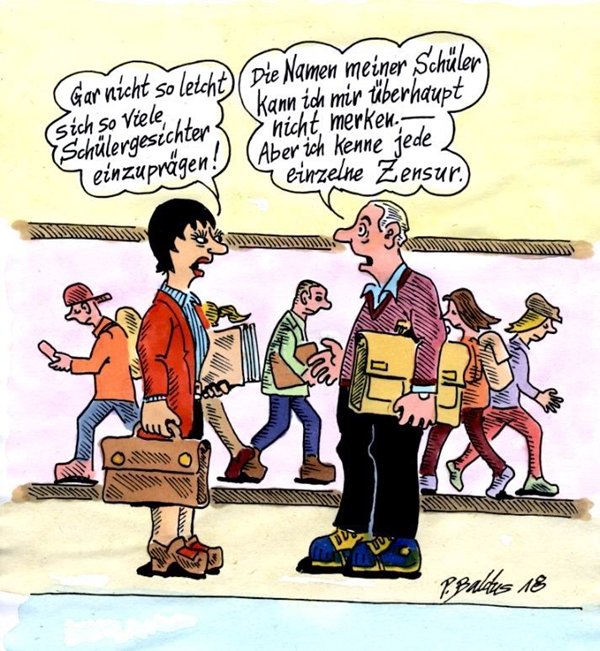 Cartoon Einprägsam von Peter Baldus Cartoon Einprägsam von Peter Baldus