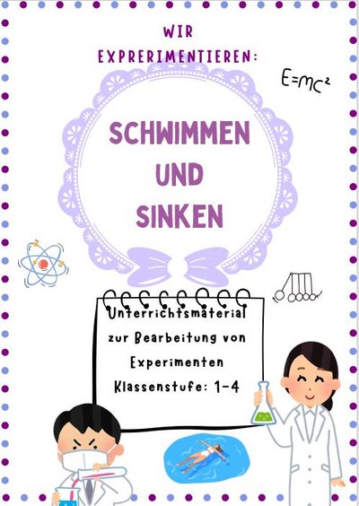 Titelbild: Schwimmen und Sinken – Grundschule 