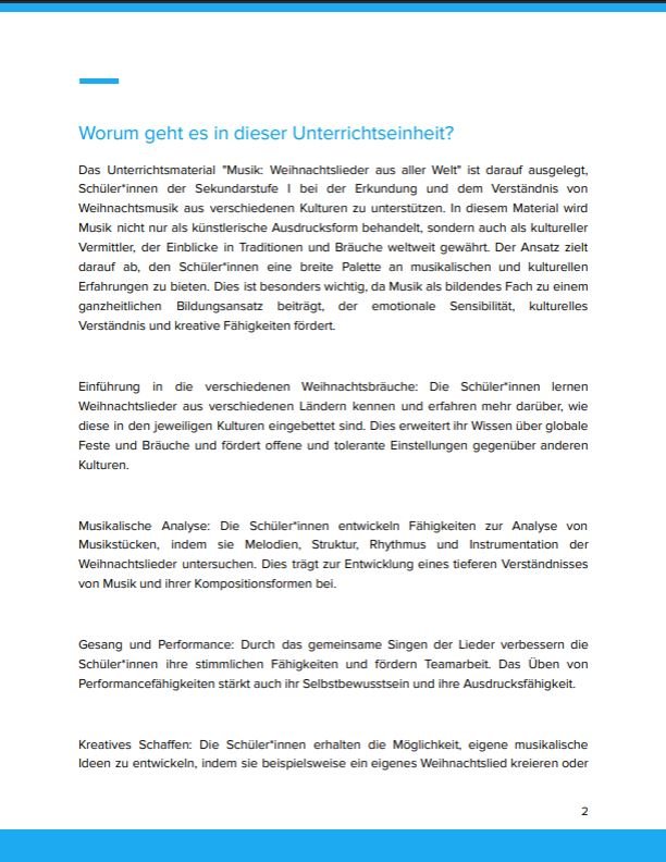 Info: Weihnachtslieder aus aller Welt Info: Weihnachtslieder aus aller Welt