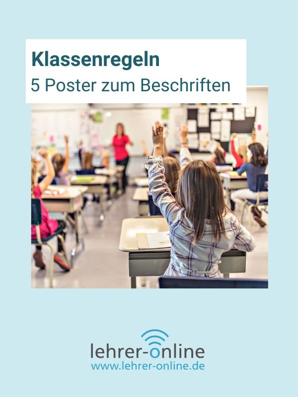 Poster Klassenregeln