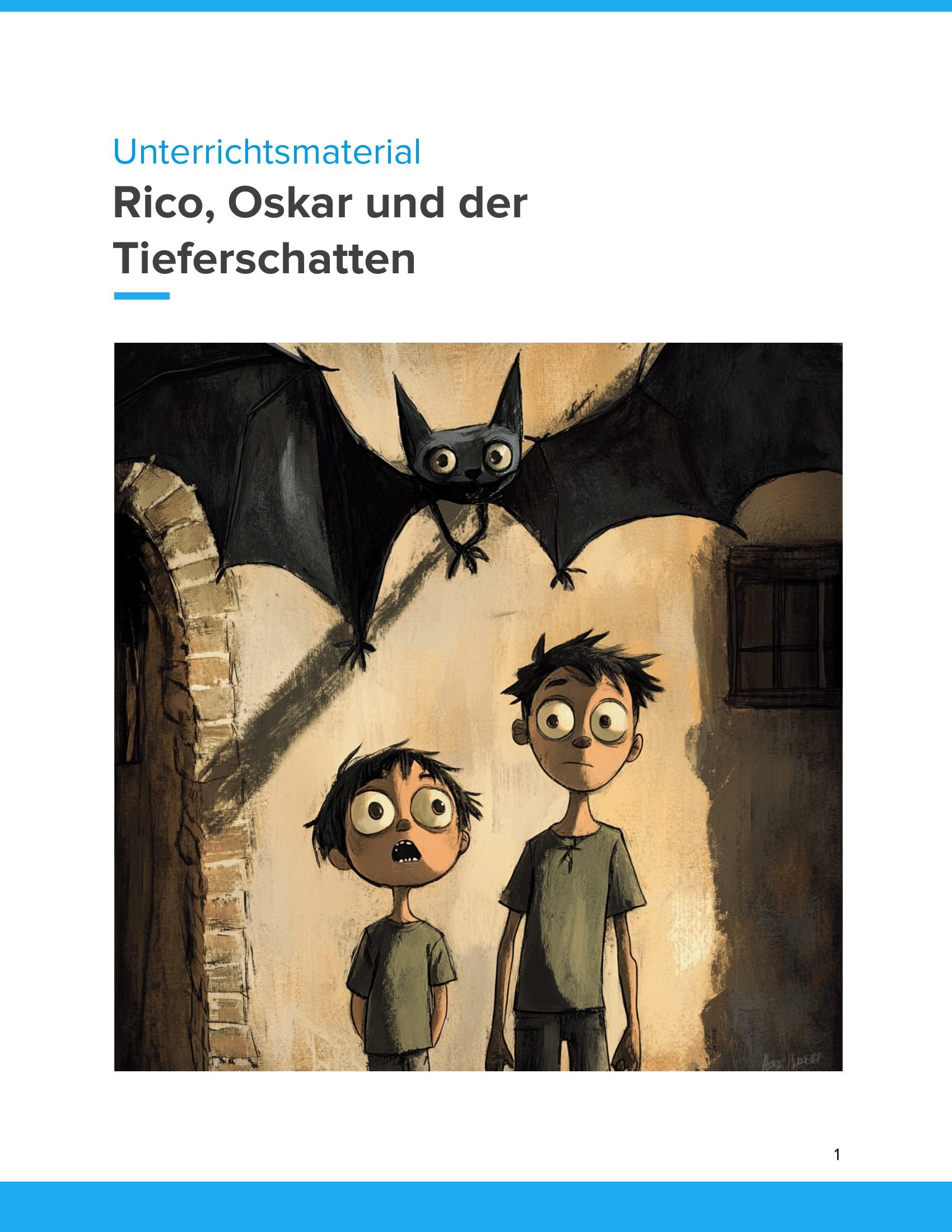 Titelbild: Rico, Oskar und der Tieferschatten Titelbild: Rico, Oskar und der Tieferschatten
