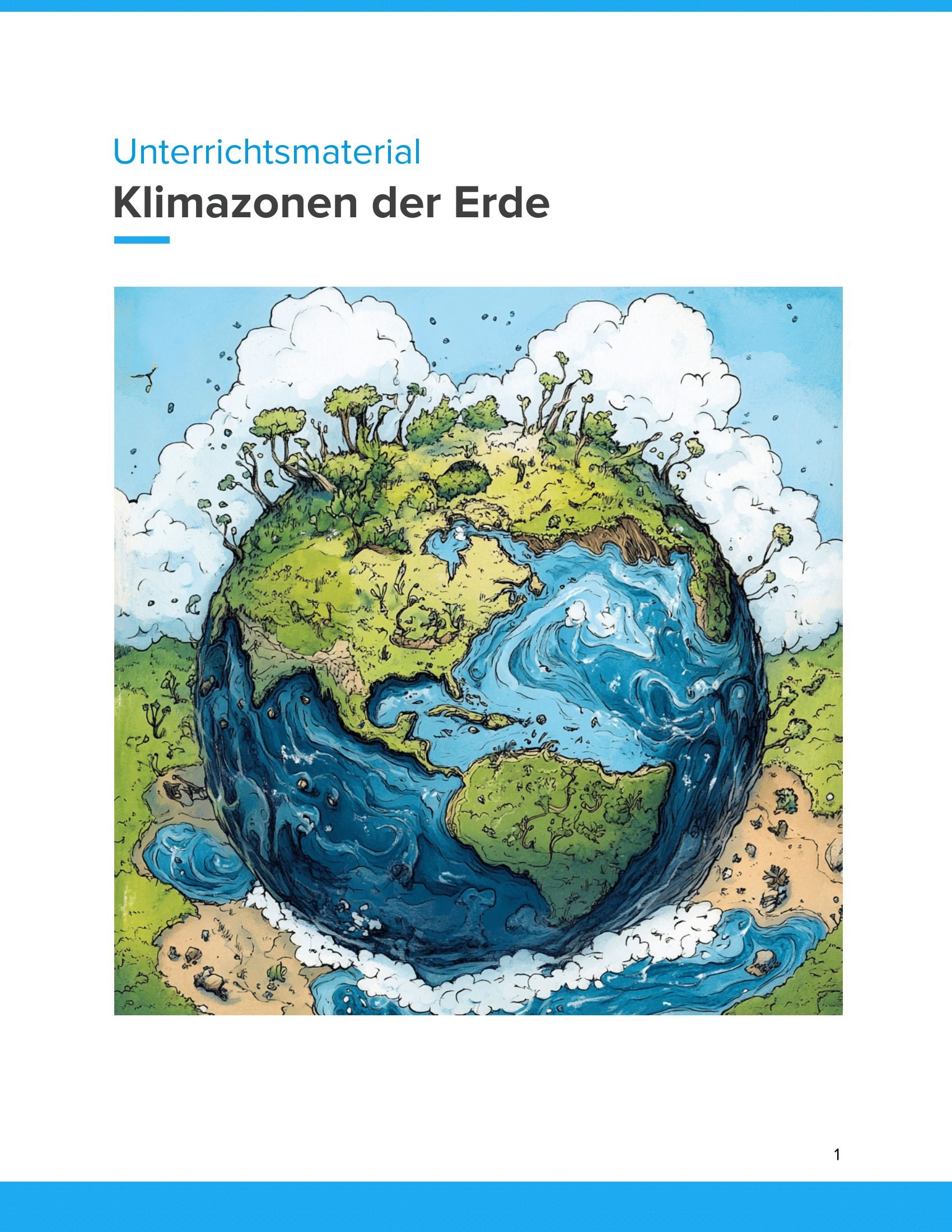 Titelbild Klimazonen der Erde