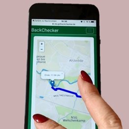 Notfall- und Personenortungsapp BackChecker Notfall- und Personenortungsapp BackChecker
