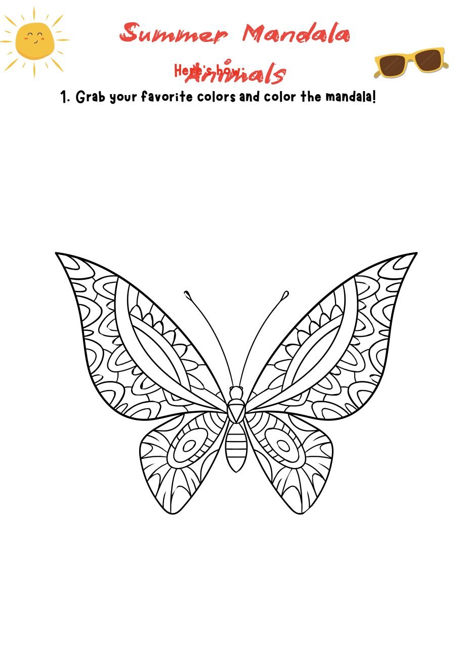 Beispiel: Summer Mandala