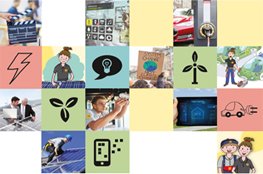 "An den Schaltstellen der Zukunft" Collage "An den Schaltstellen der Zukunft"