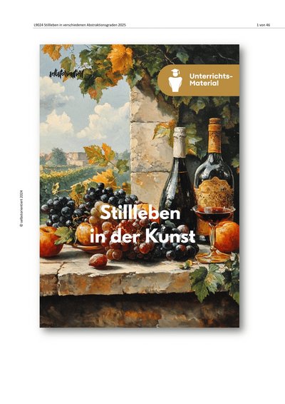 Titelbild: Unterrichtsreihe: Epoche des Stilllebens – Kunst im Wandel der Gegenstände