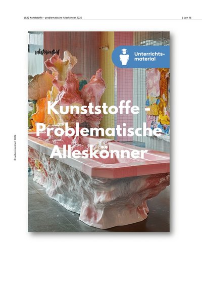 Titelbild: Unterrichtsreihe: Kunststoffe im Unterricht Sekundarstufe II