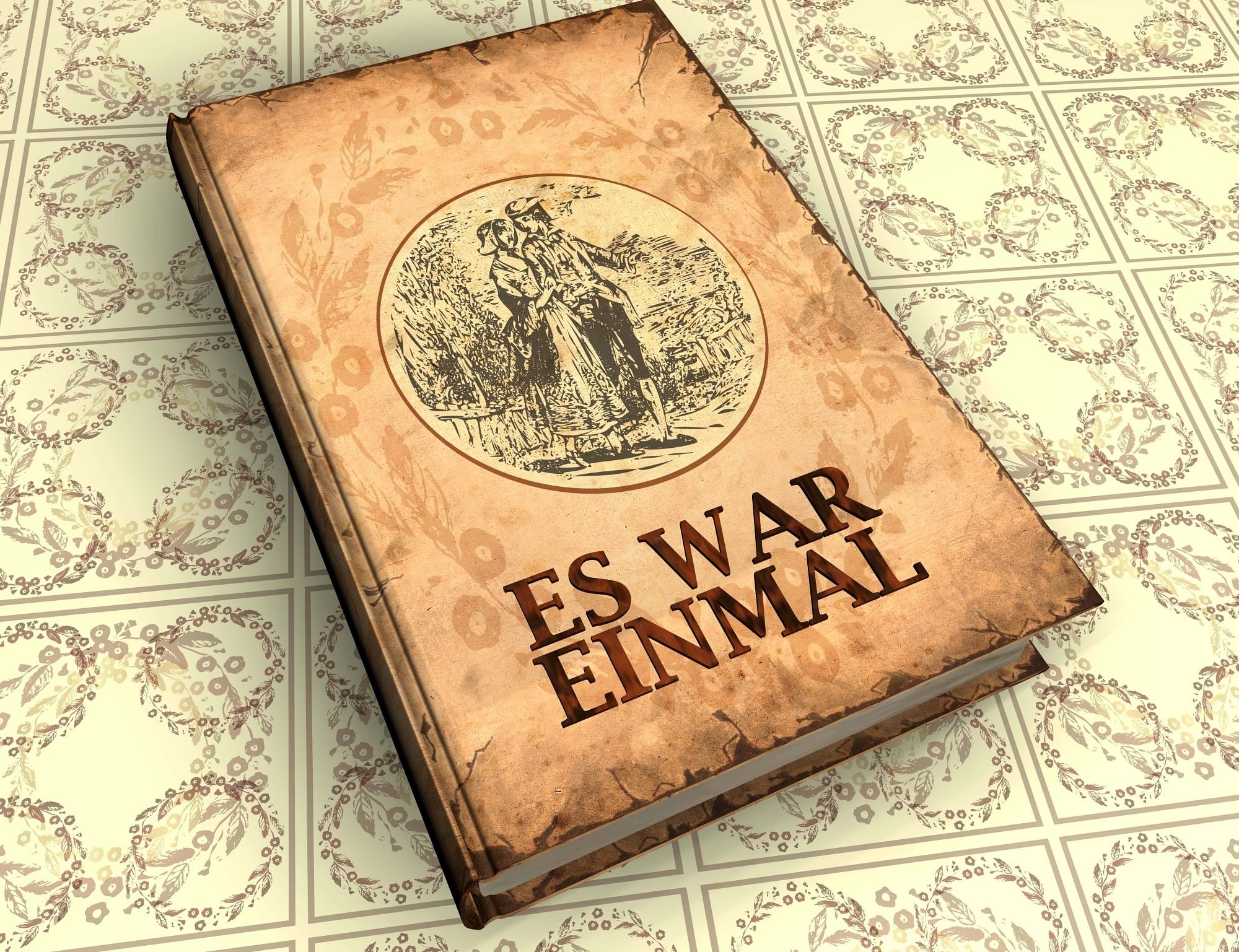 Märchenbuch mit dem Titel "Es war einmal" 
