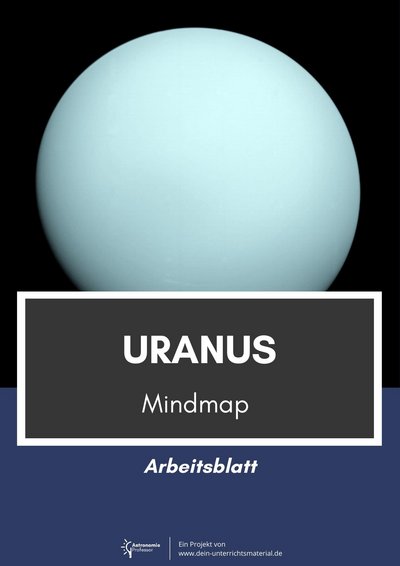 Dein Unterrichtsmaterial Astronomieprofessor Planeten Uranus Mindmap