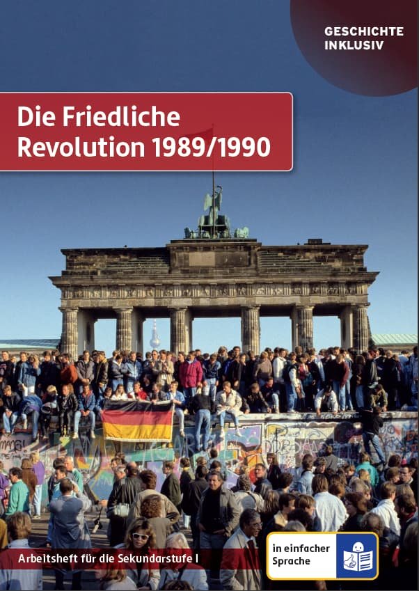 Deckblatt Arbeitsheft friedliche Revolution