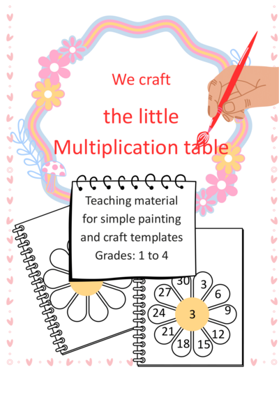 Titelbild: Crafting Times Tables 