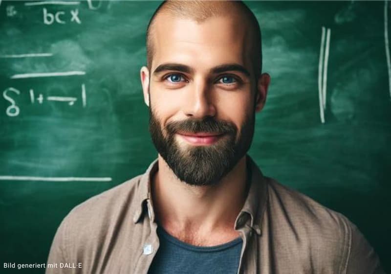 KI generiertes Bild eines Lehrers