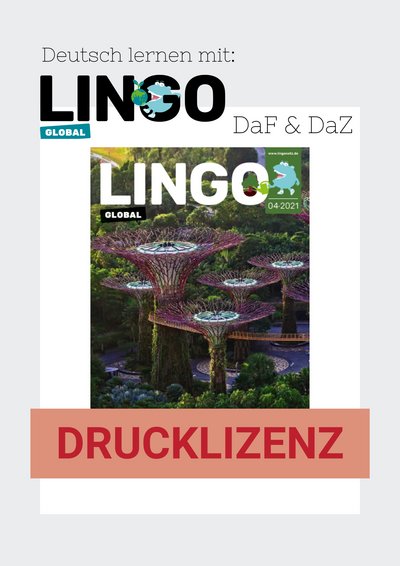 Titelbild: Lingo Global Drucklizenz Ausgabe 4: Der Wald im Klimawandel