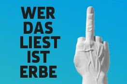 Kulturerbejahr Fachartikel Kulturerbejahr mit Logo "Wer das liest, ist Erbe"