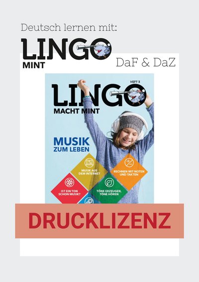 Titelbild: Lingo macht MINT Drucklizenz 3 Musik